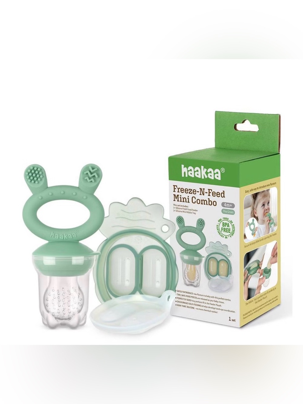 NEW! haakaa Silicone Freeze-N-Feed Mini Combo